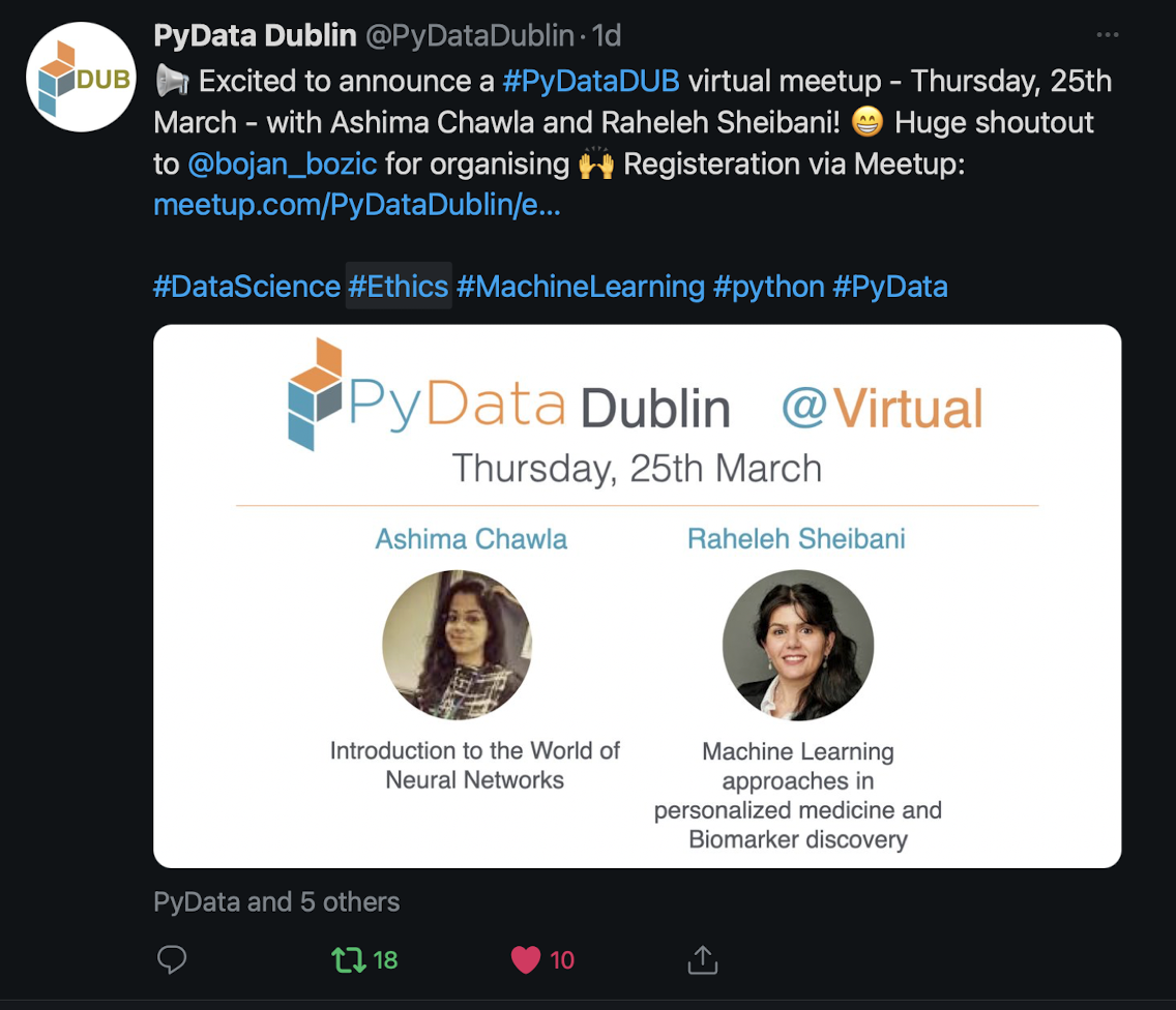 PyData Dublin Virtual Meetup